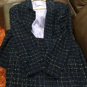 Two piece stunning business suit.